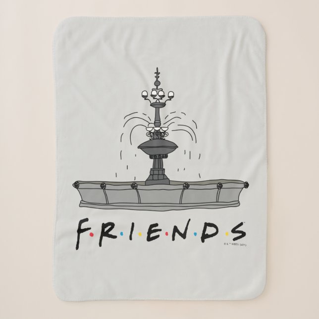 Manta Sherpa Fuente de FRIENDS™ (Anverso)