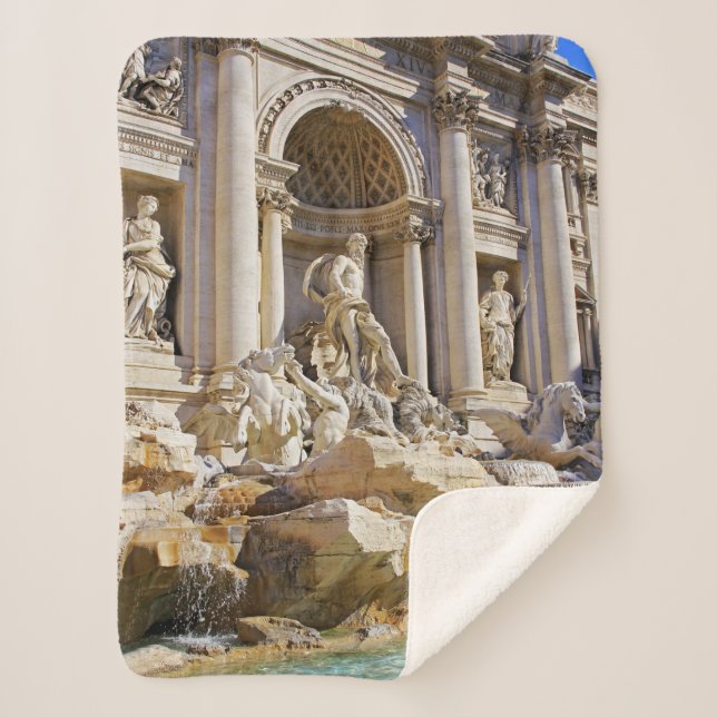 Manta Sherpa Fuente de Trevi (Anverso)