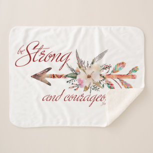 Manta Sherpa Fuerte y valiente