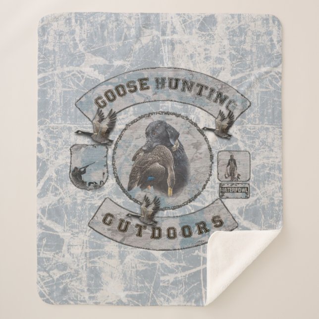 Manta Sherpa Funda de caza de ganso (Anverso)