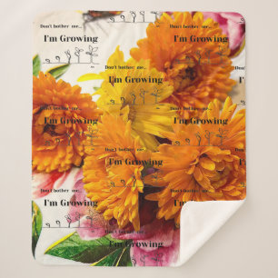 Manta Sherpa Funda de Sharpa de flores, lanzamiento de fleja su