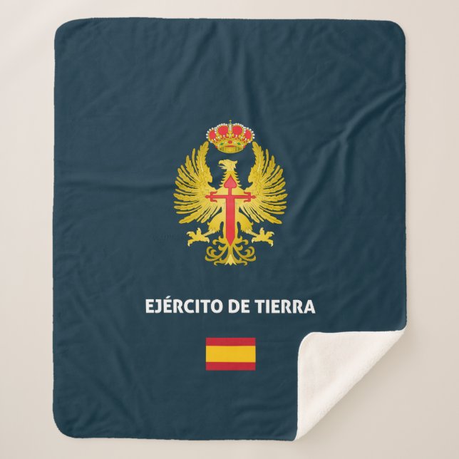 Manta Sherpa Funda para pasaporte del Ejército de Tierra (Anverso)