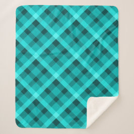 Manta Sherpa Funda Sherpa Media Elegante De Luces Turquesas De