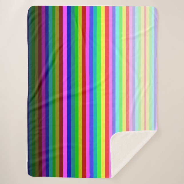 Manta Sherpa Funda Sherpa multibanda 60"x 80" (Anverso)