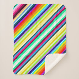 Manta Sherpa Funda Stripey Fleece 30"x40"