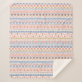 Manta Sherpa Fundas de flote del patrón Aztec