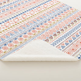 Manta Sherpa Fundas de flote del patrón Aztec