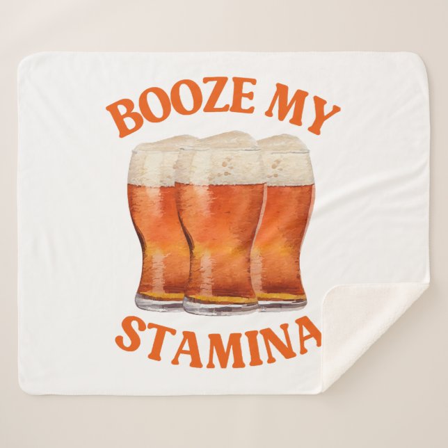 MANTA SHERPA FUNNY IRISH BEER (Anverso (horizontal))