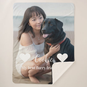 Manta Sherpa Furry Friend Dog Lovers