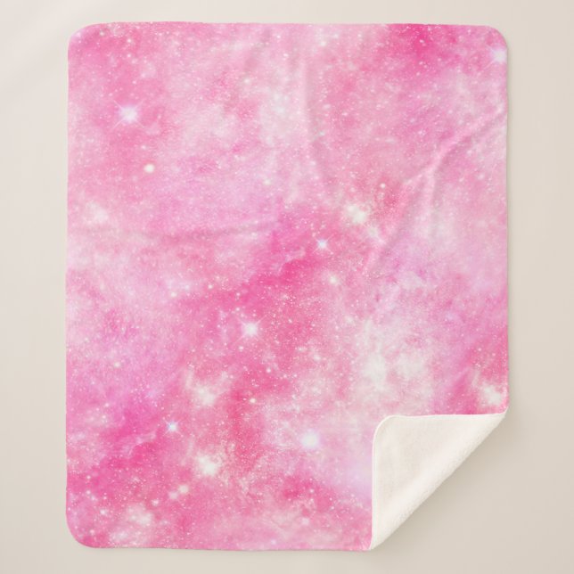 Manta Sherpa Galaxia rosa Universo (Anverso)