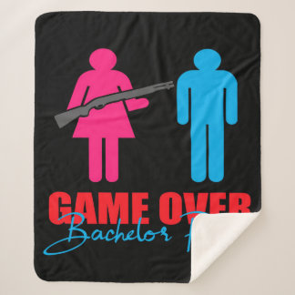 Manta Sherpa Game Over | Bachelor Party Blanket
