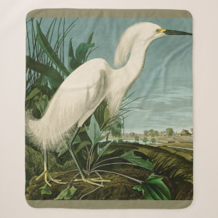 Manta Sherpa Garza Blanca de Audubon Ave Birding