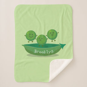 Manta Sherpa Garzas saltantes en ilustracion de personalizado d