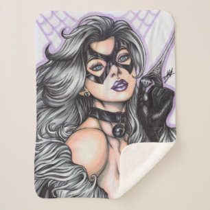 Manta Sherpa Gata Negra ~ Felicia Hardy