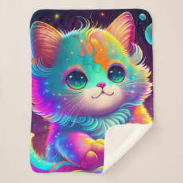 Manta Sherpa "Gatito bebé"