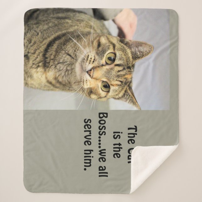 Manta Sherpa Gato (Anverso)