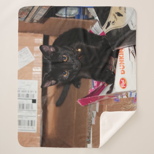 Manta Sherpa Gato (Anverso)