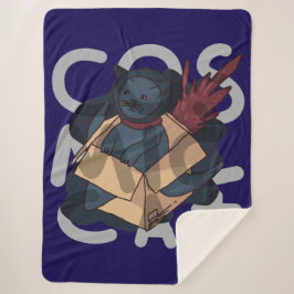 Manta Sherpa Gato cósmico
