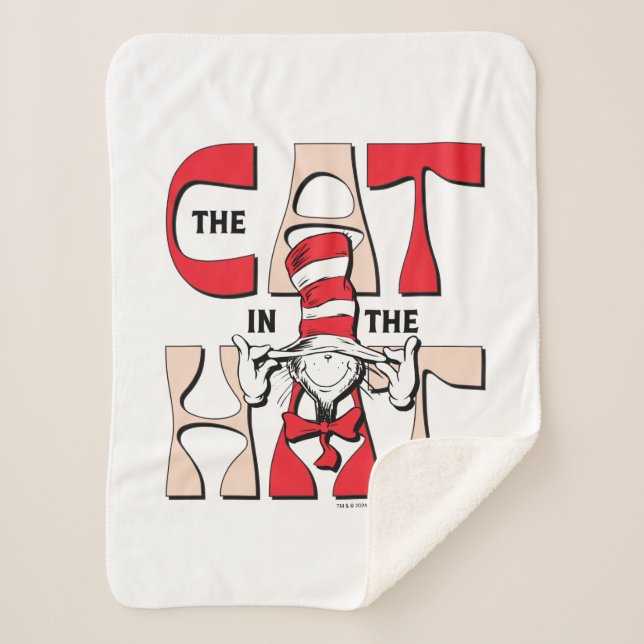 Manta Sherpa Gato en el Gorra | El Gato Silencioso En El Gorra (Anverso)