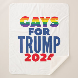 Manta Sherpa Gays para las elecciones de Trump 2024