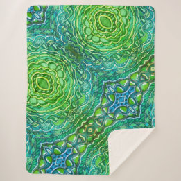 Manta Sherpa Gemas de primavera