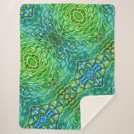 Manta Sherpa Gemas de primavera