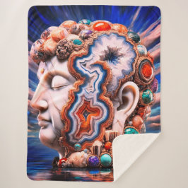 Manta Sherpa Geode de Buddha Head