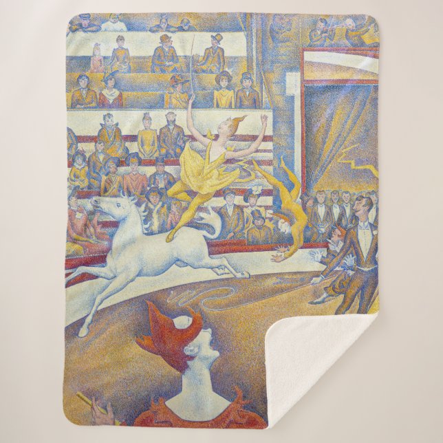 Manta Sherpa Georges Seurat - El circo (Anverso)