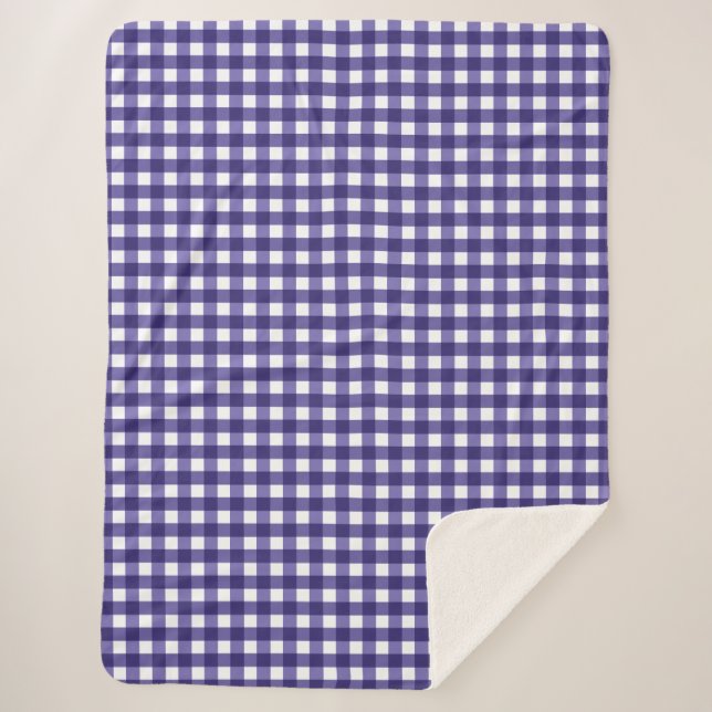 Manta Sherpa Gigante azul marino (Anverso)