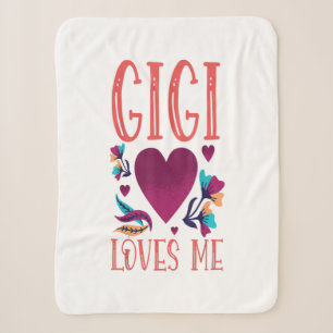 Manta Sherpa Gigi me ama Día de San Valentín regalo a su niet