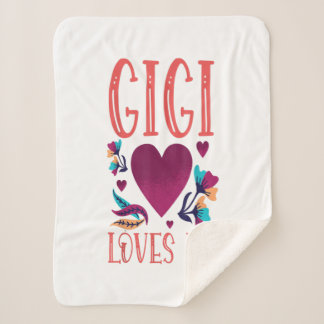 Manta Sherpa Gigi me ama Día de San Valentín regalo a su nieta