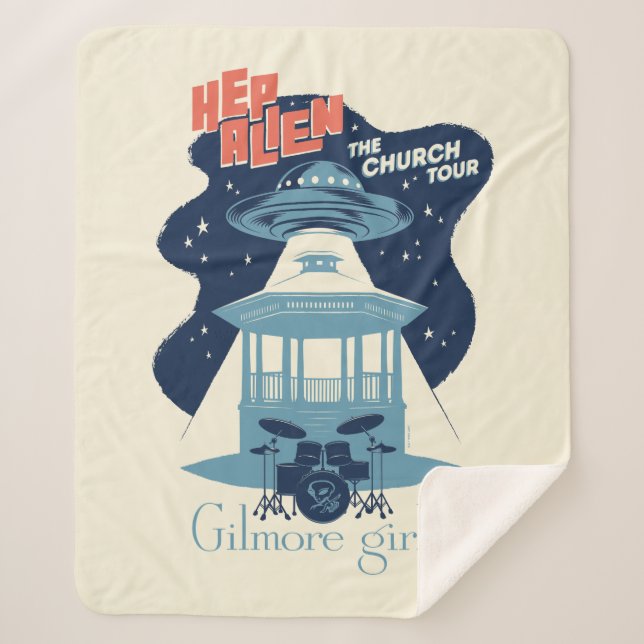 Manta Sherpa Gilmore Girls Hep Alien Church Tour (Anverso)