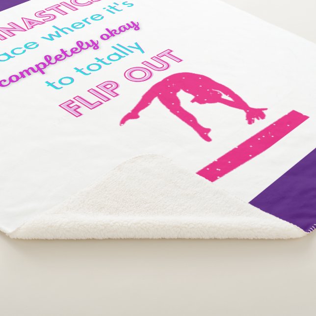 Manta Sherpa Gimnasia Un lugar donde está bien salir (3/4)