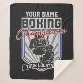 Manta Sherpa Gimnasio de boxeo y boxeo personalizado