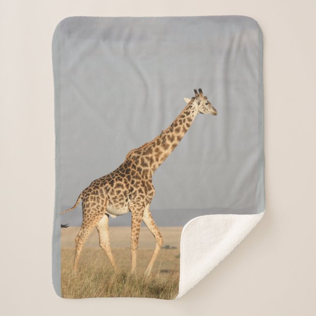 Manta Sherpa Giraffe Baby Blanket Small (Anverso)