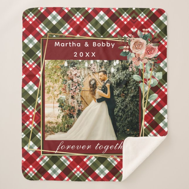 Manta Sherpa Girlfriend Together Forever Photo (Anverso)