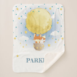 Manta Sherpa Globo de aire lunar personalizado