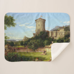 Manta Sherpa Glorioso pasado (Castillo medieval y Caballeros Jo