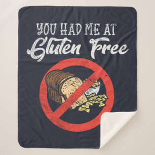 Manta Sherpa Gluten Free Me Tenías Novedad