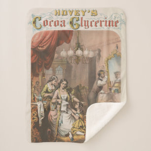 Manta Sherpa Glycerin de cacao de Hovey, cerca de 1860