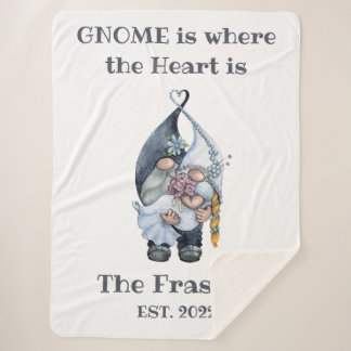 Manta Sherpa Gnome Boda Blanket
