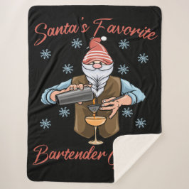 Manta Sherpa Gnome de Bartender favorito de los amigos