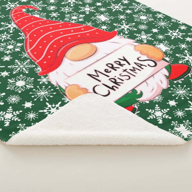 Manta Sherpa Gnomo de Navidad   (3/4)