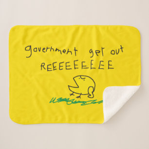 Manta Sherpa Gobierno fuera REE SNEKDERECHA Bandera de Gadsden
