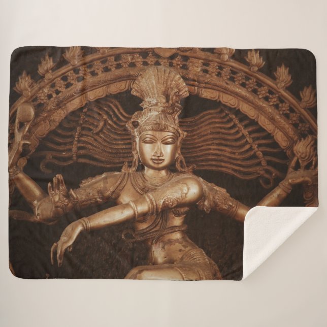 MANTA SHERPA GODDESS DE LA INDIA (Anverso (horizontal))