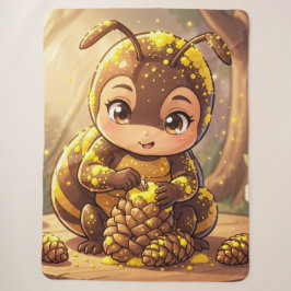 Manta Sherpa Golden Bumblebee in Bloom Dance.12