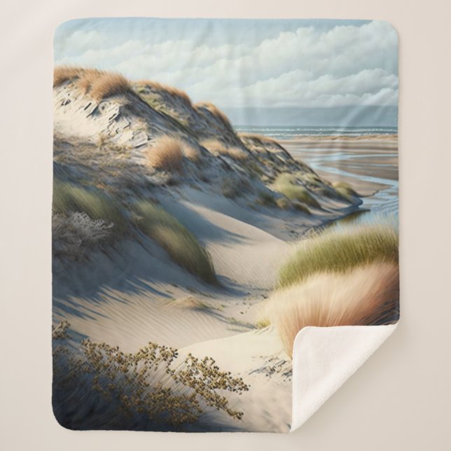 Manta Sherpa Golden Dunes (Anverso)