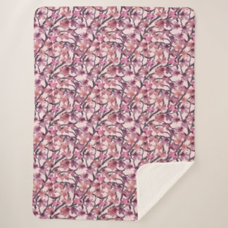 Manta Sherpa Golden Maple Tree Sherpa Blanket