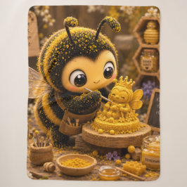 Manta Sherpa Goldene Hummel im Blütentanz.12