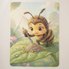 Manta Sherpa Goldene Hummel im Blütentanz.2